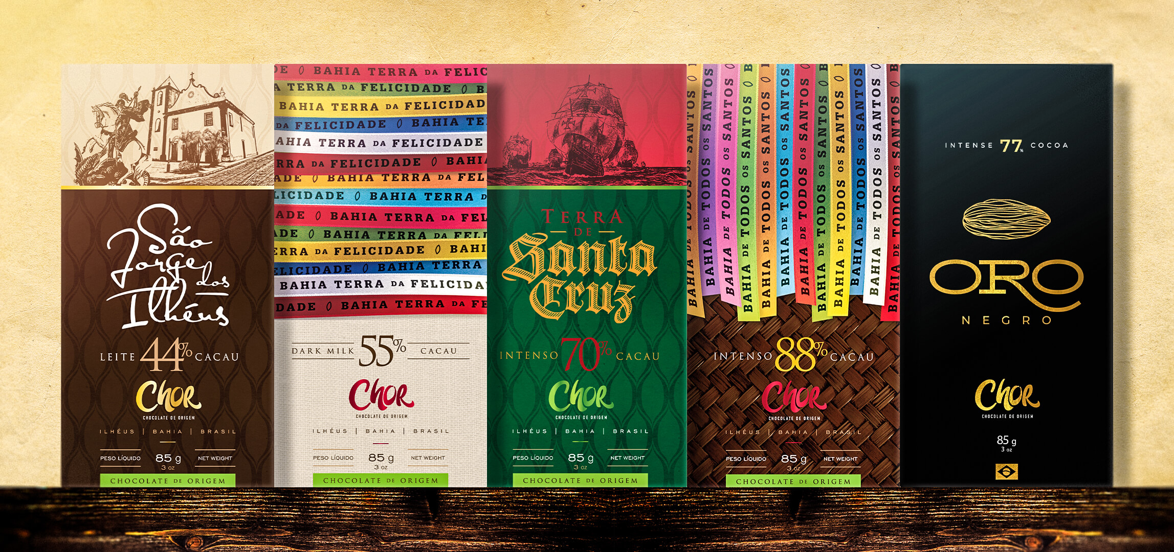 Barras de Chocolate Chor